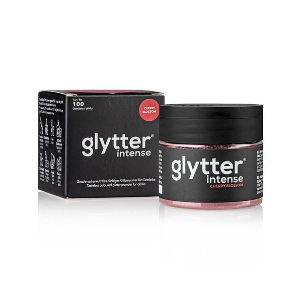 Glytter - glytter intense Cherry Blossom Lebensmittelglitzerpuder (Rot)