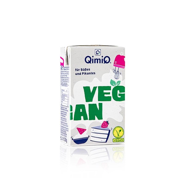 QimiQ - QimiQ VEGAN Whip im Tetrapack Sahne-Basis Aufschlagbar/ NATUR
