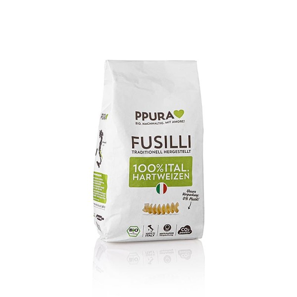 Ppura - Ppura Fusilli Nudeln aus italienischem Hartweizen BIO