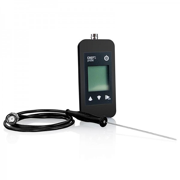 Chef´s Probe - Chef´s Probe Thermometer m. Digitalanzeige Einstechf. 80cm Kabel.1.5mm schwarz
