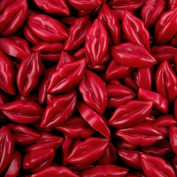 Karl Zieres - Hot Lips rote Schokoladenlippen 3x1.5cm (77564)