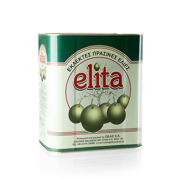 Elita - Grüne Oliven ohne Kern Mamuth in Lake