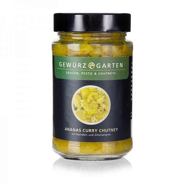 Gewürzgarten Selection - Gewürzgarten Ananas Curry Chutney mit Mandeln Holunderblüte und Zitronengras