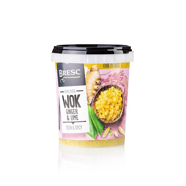 Bresc Produits Culinaires - WOK - Ginger & Lime Ingwerpüree mit Limettenblatt Bresc