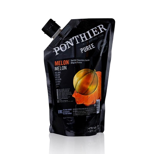 Ponthier - Ponthier Melonen Püree (Charentais) mit Zucker 1kg