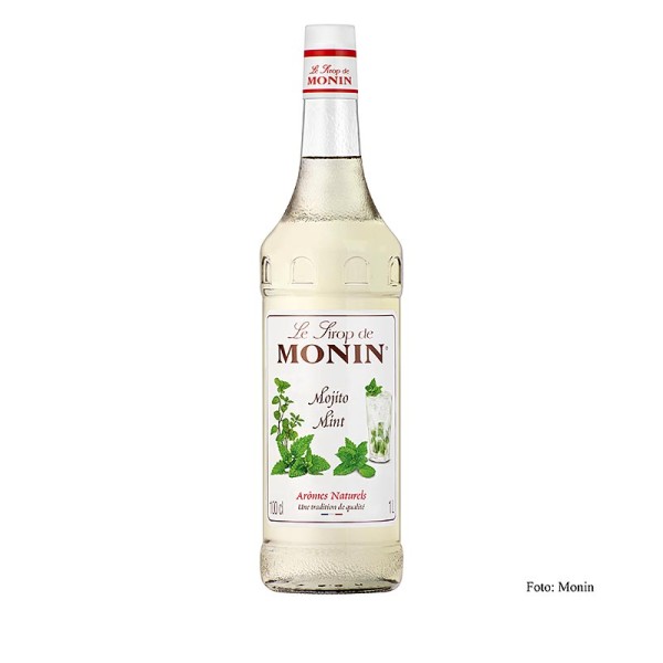 Monin - Monin Mojito Mint Sirup weiß (mit Rumgeschmack) 1:8