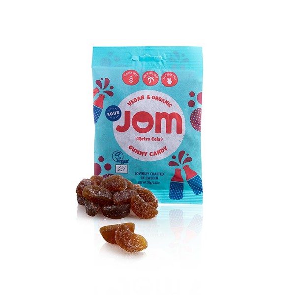 Jom - JOM - Sour Retro Cola Gummy Candy vegan BIO