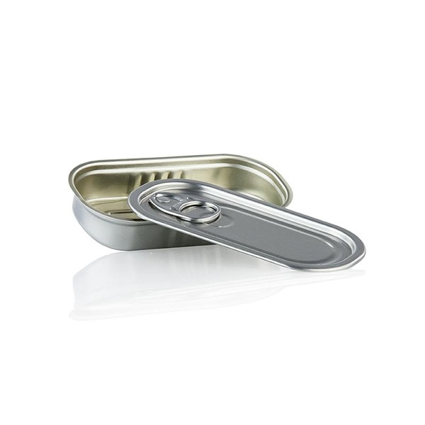 100% Chef - Dose Rechteckig incl. Deckel (Aludose) leer 60ml 100 % Chef