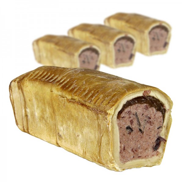 Swiss Gourmet - Pâté vom Hirsch Farce vom Hirsch mit Stücken und Nüssen TK