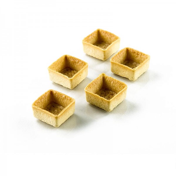 Filigrano - Mini Dessert-Tartelettes - Filigrano Quadrat 3.3cm H 1.8cm Mürbeteig