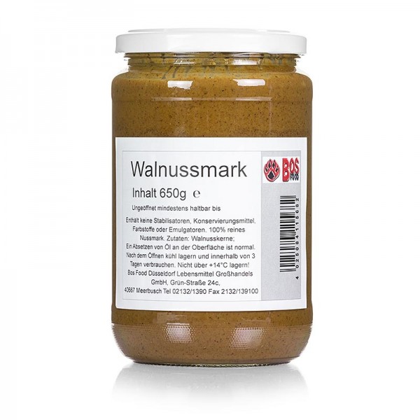 Bos Food - BOS FOOD Walnuss-Mark 100% Mark ohne Zusatzstoffe