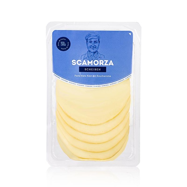 Casa di Pietro - Scamorza Scheiben geräucherter Pasta Filata Käse Casa di Pietro