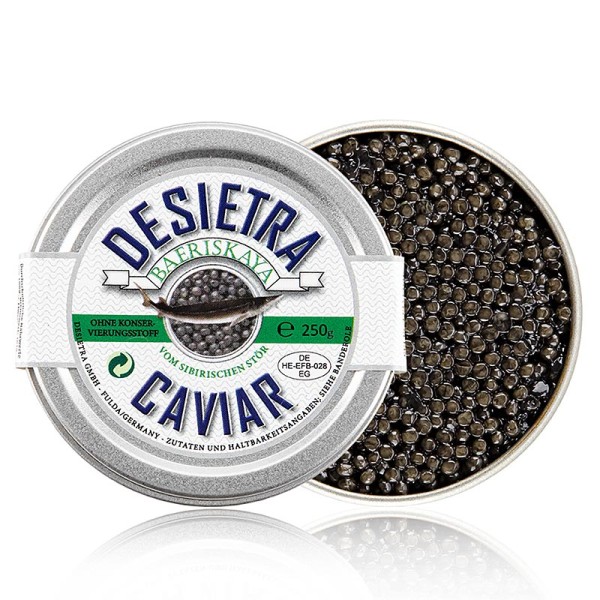 Desietra Baeriskaya - Desietra Baeriskaya Kaviar (baerii) Aquakultur ohne Konservierungsmittel