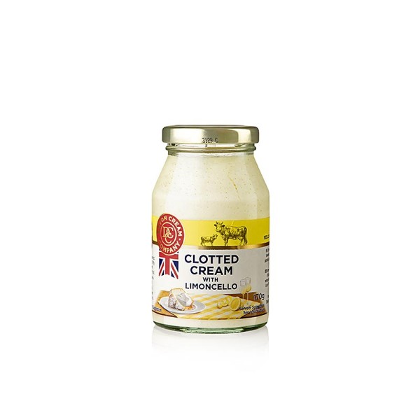 The Devon Cream Company - English Clotted Cream (feste Creme) Limoncello 47% Fett Devon