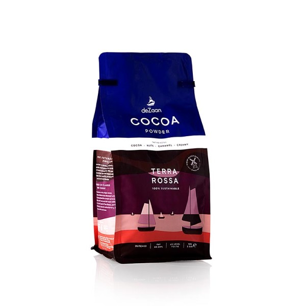 deZaan - Terra Rossa Kakao Pulver schwach entölt 22-24% Fett deZaan