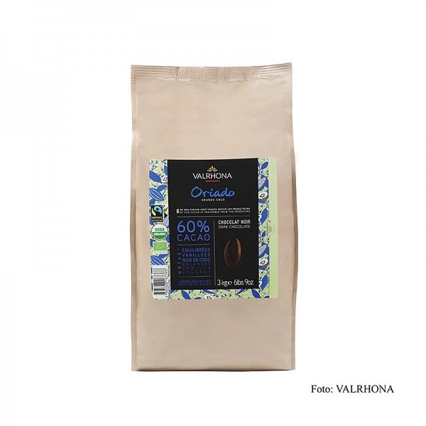 Valrhona - Valrhona Oriado Couverture Dunkel Callets 60% Kakao BIO