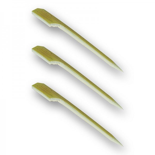 Deli-Vinos Kitchen Accessories - Bambus-Spieße mit Blattende 12cm