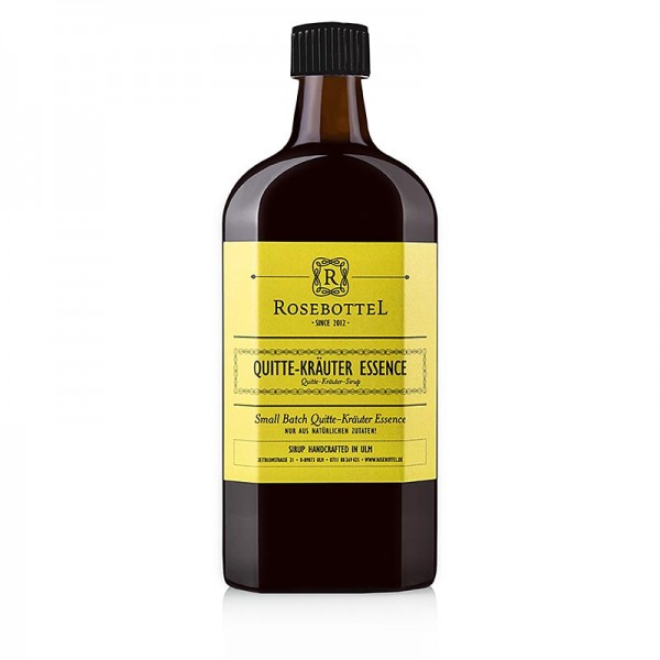 Rosebottel - Rosebottel Quitte Kräuter Essence (Essenz) Sirup