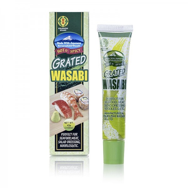 Deli-Vinos Asia - Wasabi - Grüne Meerrettich-Paste feinkörnig mit 1.6% Wasabi normal scharf