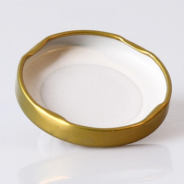 Deli-Vinos Kitchen Accessories - Deckel gold für Sechseckglas 58mm 191 ml