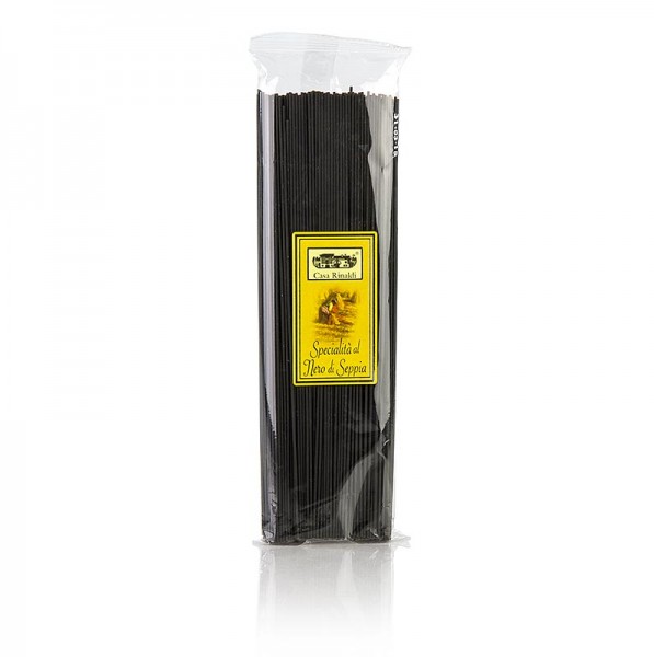 Casa Rinaldi - Spaghetti schwarz mit Sepia-Tintenfischfarbe Casa Rinaldi