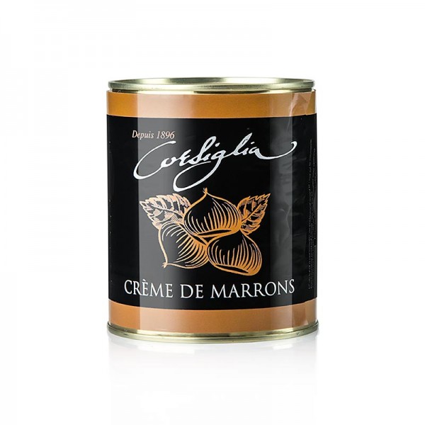 Corsiglia Facor - Maronen Creme kandierte Maronen & Vanille weich & süß (gelbe Dose) Facor