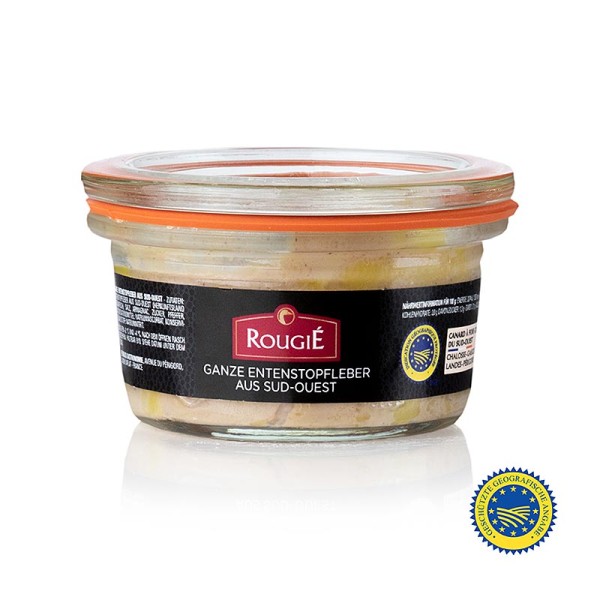 Rougie - Entenstopfleber Entier aus Sud-Ouest g.g.A. Starter für Take Away Rougié