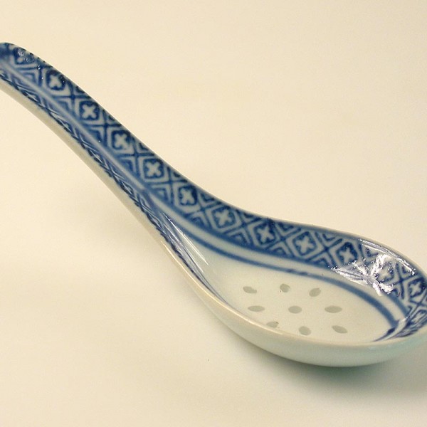 Deli-Vinos Kitchen Accessories - Reis Löffel weiß/blau