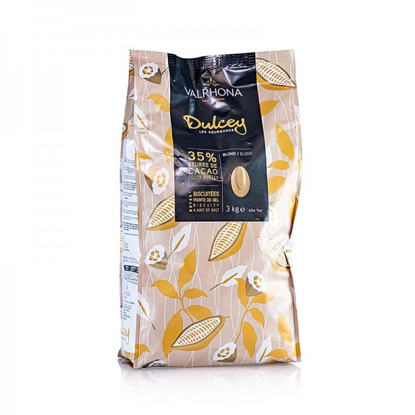 Valrhona - Dulcey blonde Couverture Callets 35% Kakao