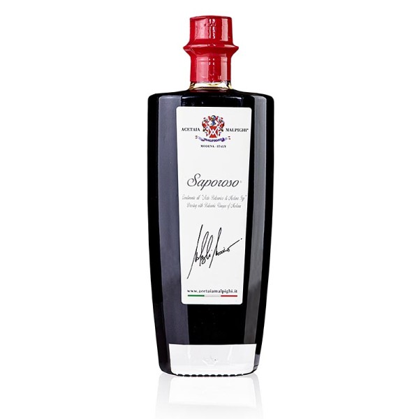 Malpighi - Balsamico Condiment Saporoso 6 Jahre Eichen- & Akazienholzfass Malpighi