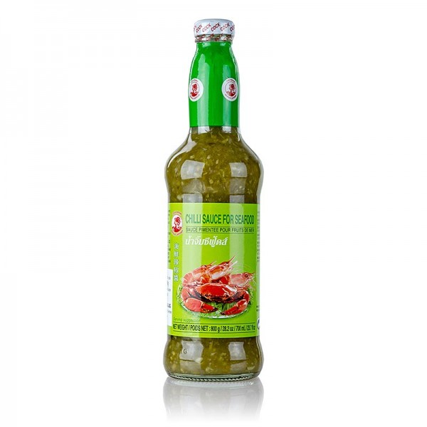 Cock Brand - Chili-Sauce für Seafood grün Cock Brand