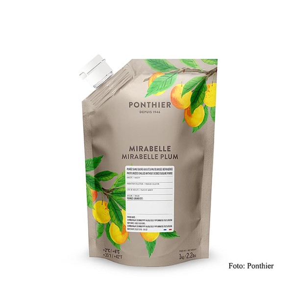 Ponthier - Ponthier Mirabellenpüree aus Lothringen ohne Zucker