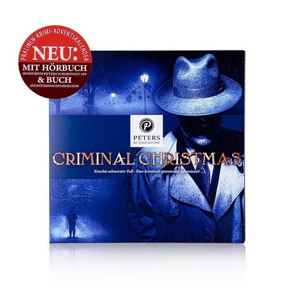 Peters - Adventskalender Criminal Christmas 5 - u.Buch mit Alkohol Peters