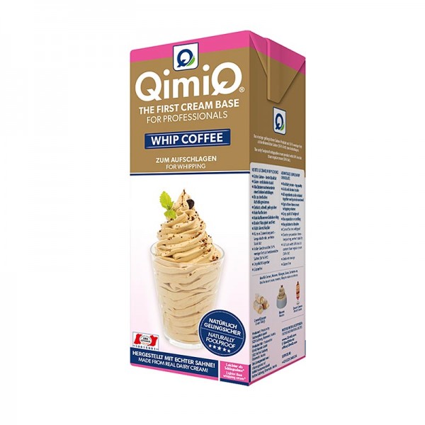 QimiQ Whip - QimiQ Whip Kaffee kalt aufschlagbares Sahne Dessert 16% Fett