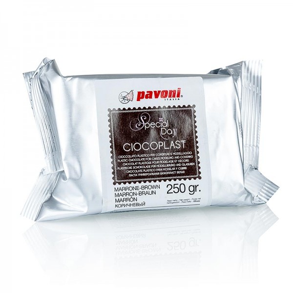 Pavoni - Modellierbare Schokolade braun Pavoni