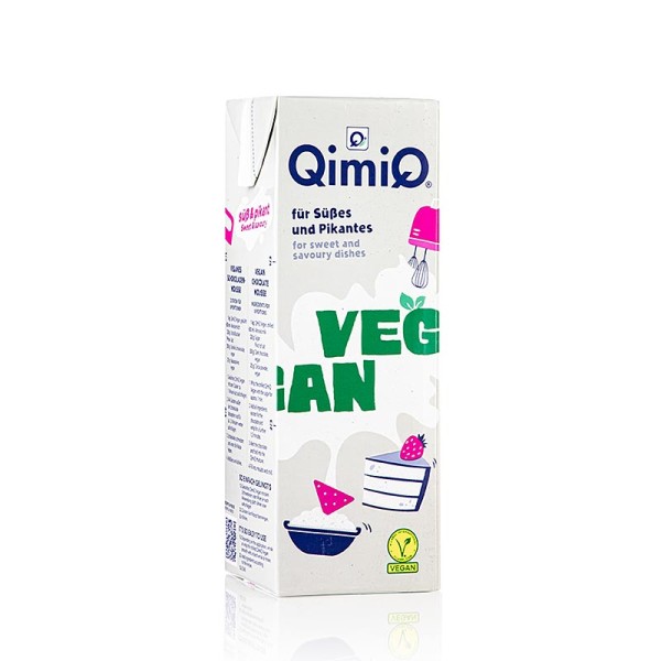 QimiQ - QimiQ VEGAN Whip im Tetrapack Sahne-Basis Aufschlagbar/ NATUR