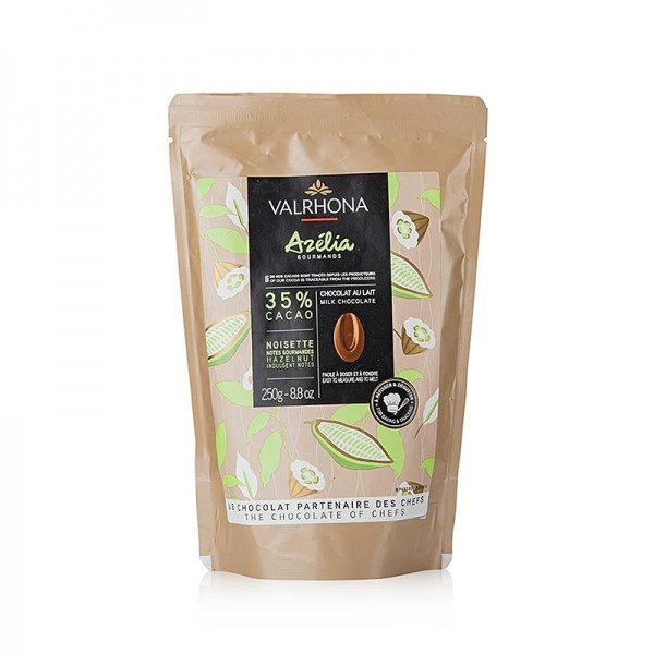 Valrhona - Valrhona Azelia Haselnuss Couverture 35% Callets