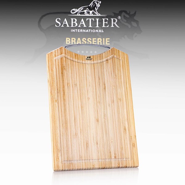 Sabatier International - Schneidebrett aus Bambus mit Saftrille Sabatier International