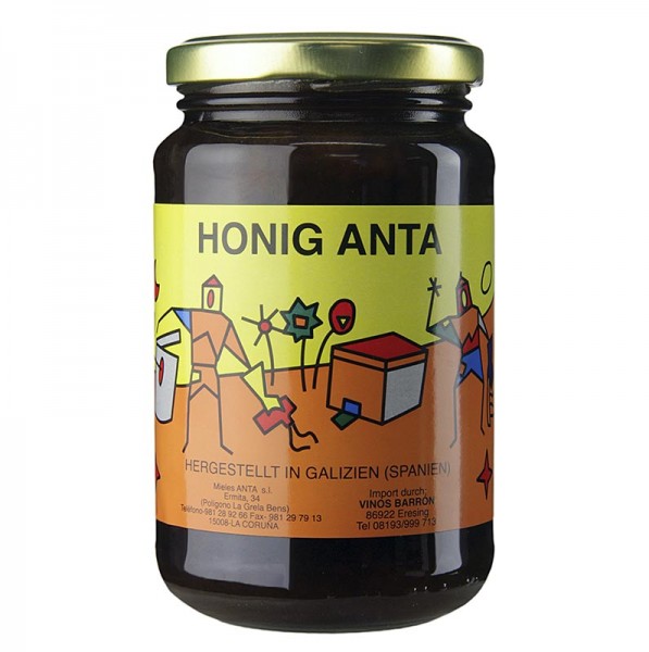 Honig Anta - Anta-Honig - Gebirgsblütenhonig aus Galizien wenig süß sehr würzig
