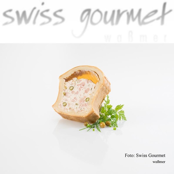 Swiss Gourmet - Pâté von Schwein & Kräuter mit Teigmantel TK
