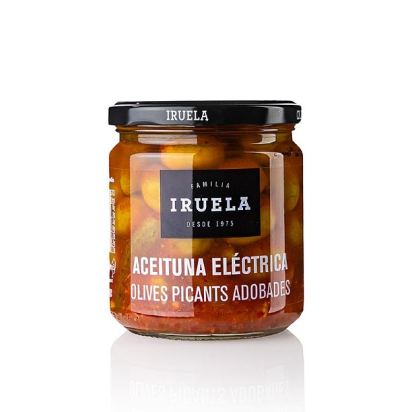 Iruela - Aceituna Electrica Grüne Oliven mit Stein pikant Iruela