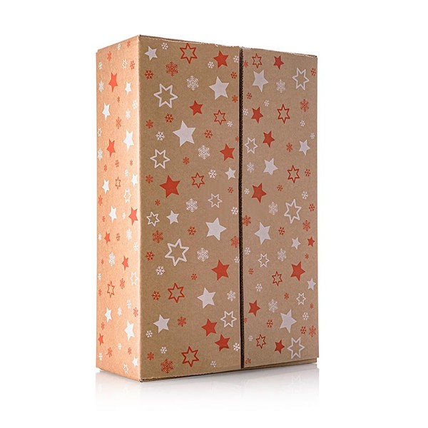 Famulus Verpackungen - Versandkarton Sterne 600 mit 3er Einlage 425x278x205mm