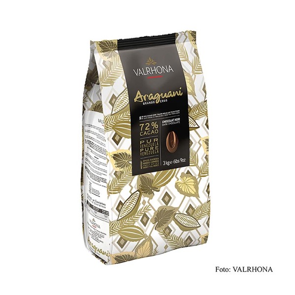Valrhona - Araguani Grand Cru dunkle Couverture Callets 72% Kakao Venezuela