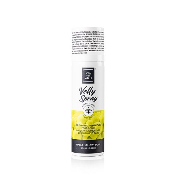 Velly Spray - Kakaobutter Spray Velvet/Samt Effekt gelb Velly