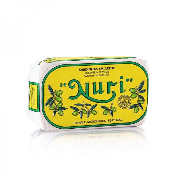 Nuri - Sardinen ganz in Olivenöl 3-5 Stück Nuri (Portugal)