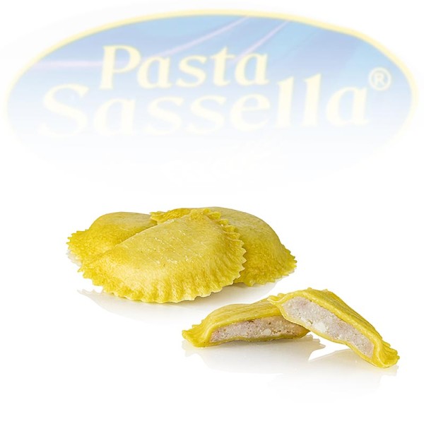 Sassella - Frische Ravioli/Panzerotti mit Gorgonzola-Walnuss-Füllung Sassella