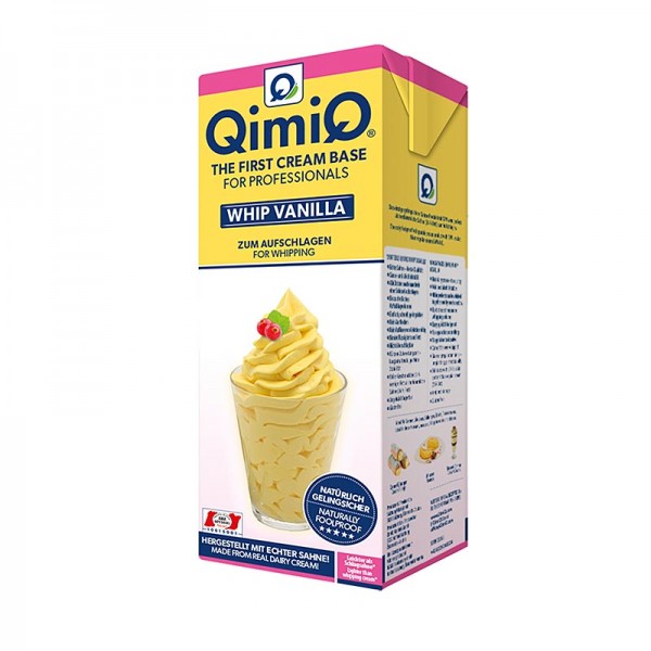 QimiQ Whip - QimiQ Whip Vanille kalt aufschlagbares Sahne Dessert 17% Fett