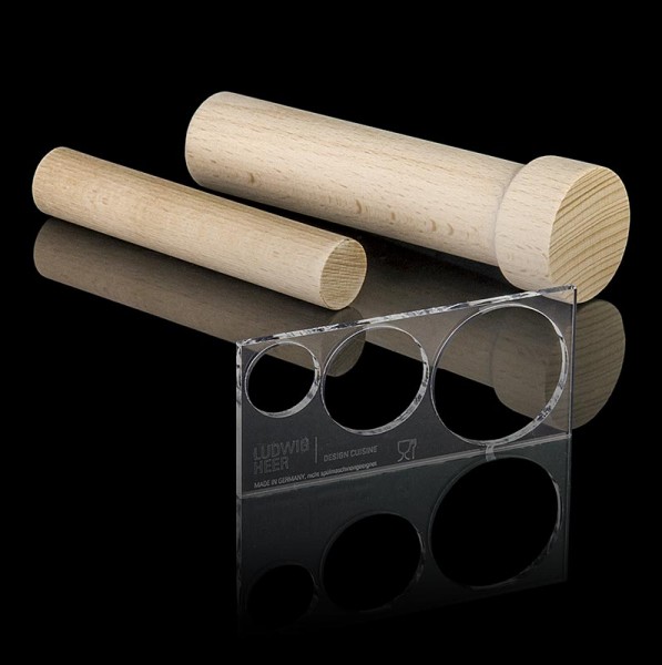 Fillini Maker - Fillini Maker Unmolding-Set: 2 Holzteile & Acrylglas Platte
