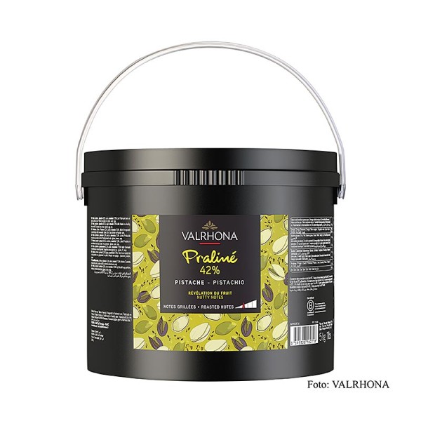 Valrhona - Valrhona Pistazien Praliné Masse 42% fruchtig (11936)