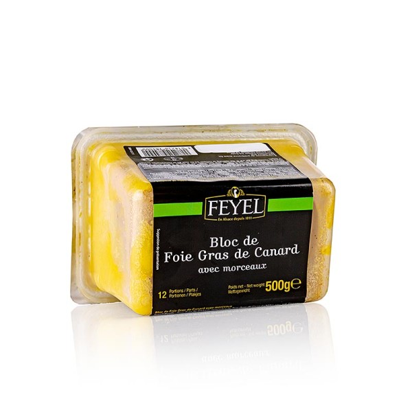 Feyel - Entenstopfleberblock Foie Gras mit Stücken Feyel